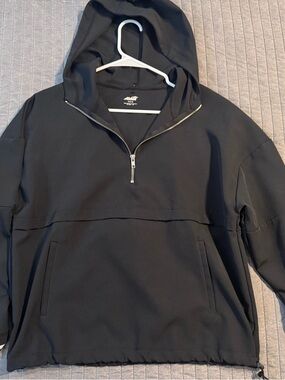Avia Black Full-Zip Hooded Jacket
